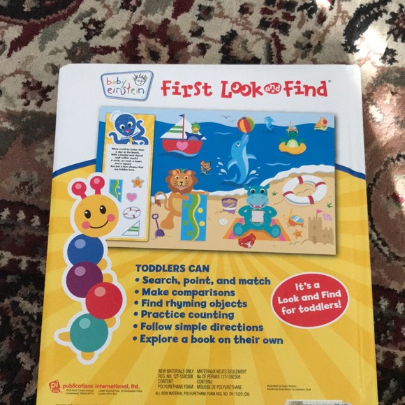 Baby Einstein first look and find educational early learning children’s book - Picture 2 of 13